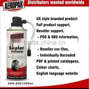 Aeropak Patch Flat Tire Repair Emergency Tyre Sealer Inflator thumbnail-1