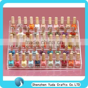 Wholesale Clear Acrylic Nail Polish Rack, Custom Perspex Nail Polish Display Rack thumbnail-1