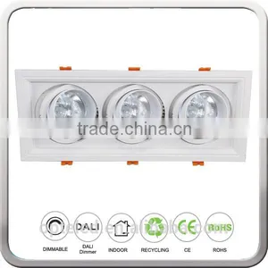2*30W LED Downlight 3X30W LED Dow Light Grille Recessed Ceiling Mounted thumbnail-3