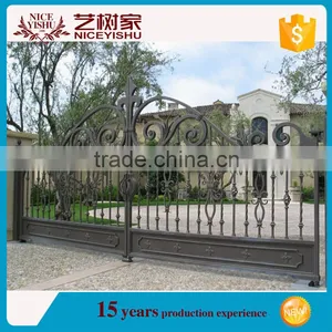 Models of Gates and Iron Fence ,wrought Iron Driveway Gate thumbnail-2
