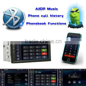 Android 4.4.4 Stereo Unversal Car GPS of 2 DIN 101mm*176mm 7 Inch Navi Radio Headunit Navi Free Map 1024*600 Screen 1.6G CPU thumbnail-3