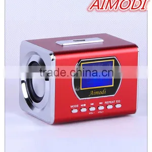 2015 New Speaker,enjoy Music Mini Speaker, OEM Sound Box With LED Digital Display,mini Portable Speaker With Remote AMD-SM 01Y thumbnail-1