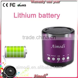 2015 Top Quality Mirror Surface FM Function Portable Speaker thumbnail-4