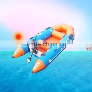 330cm Inflatable Boat With Inflatable Floor for Fishing, Sports, Rescue and Entertainment Use thumbnail-1