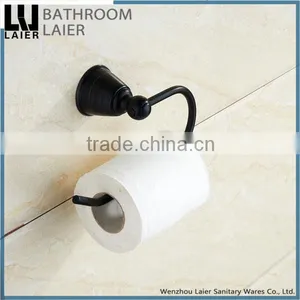 Contemporary Fancy Decorative One Hand Zinc Alloy ORB Bathroom Accessories Wall Mounted Toilet Paper Holder thumbnail-1