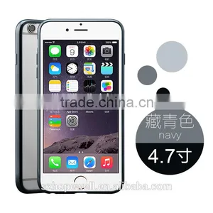 Supply All Kinds of Colorful Frame With Back Clear Cover Cellphone Tpu Case for Iphone 6S thumbnail-2