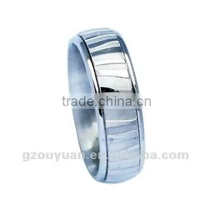Fashionable Titanium Rings Engraved for Hot Sell thumbnail-1