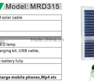 12V 5w Solar Panel Home Lighting System and Solar Lighting Kit With Led Light thumbnail-6