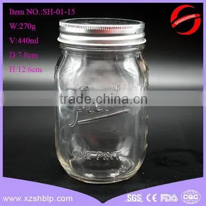 16oz Glass Mason Jars for Food Perserving thumbnail-1