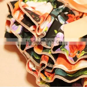 Foreign Trade New Baby Pants Collocation PP Hair Band Two Piece Fashion Cute Camellia thumbnail-4