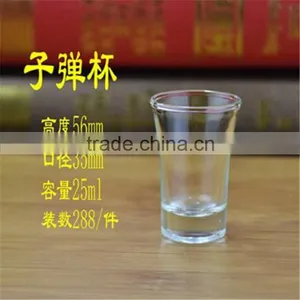 Factory Wholesale High Quality Lead Free 25ml /40ml /70ml Mini Shot Glass thumbnail-3