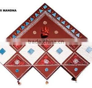 MDF Wood Wall Hanging Mandna Home Decoration Gift Christmas Handmade Art Work thumbnail-1