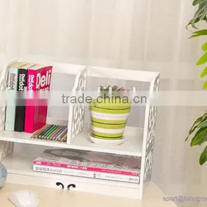 New Design Home Storage and Organizer Wood Carved Bookcase (FH-BL0730) thumbnail-2