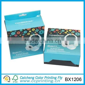 Newest Die-cut Earphone Packaging Gift Box thumbnail-2