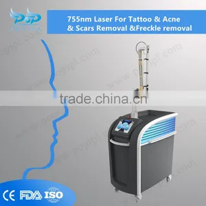 Professional Multifunction POPIPL's 755nm Alexandrite Laser and Long Pulsed Laser 1064nm+532nm Laser 3 in 1best Machine thumbnail-4