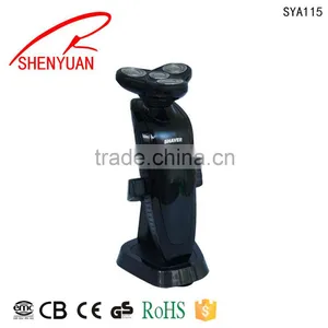 Washable Men Electric Shaving Machine and Trimmer Rasoir Facial Hair Stylish 3 Head Competitive Price thumbnail-1