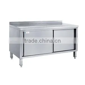 TT-BC315 Good Quality Bench Cabinet With Sliding Doors & Splashback thumbnail-1