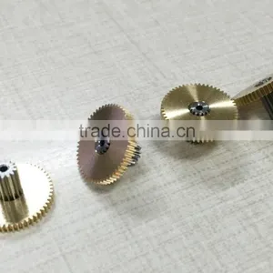 Hobbing Gear Machines Precision Double Round Brass Telescope Gearbox Gear thumbnail-1