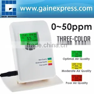 Wallmount Desktop Gas Detector Air Quality Meter VOC Tester Humidity Temperature Display Color Indicator thumbnail-1