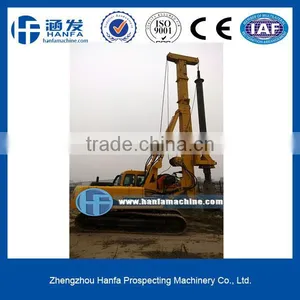 HF525 Hydraulic Small Rotary Piling Rig With Kelly Bar for Sale Max Piling Depth 25m Maxpiling Diameter 1400mm thumbnail-1