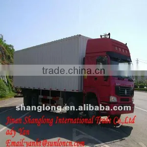 HOWO 8x4 SINOTRUCK 31 Ton Van Cargo Truck thumbnail-1