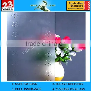 4mm 5mm 6mm Clear Plum Blossom Patterned Glass With AS/NZS 2208 thumbnail-1