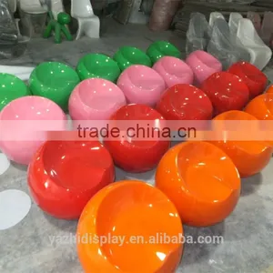 Wholesale Modern Ball Fiberglass Stool Chair Price thumbnail-5