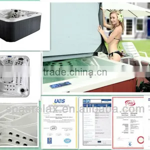 Acrylic Material and Corner,Center Drain Location Bathroom Tub for Jakuziy thumbnail-1
