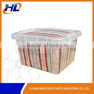 Transparent Custom IML Plastic Storage Box thumbnail-1