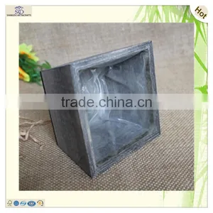 Natural Handmade Vintage Deep Wood Fodder Tray thumbnail-1