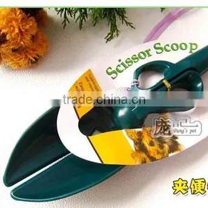 CY104 SCISSOR SCOOPER/Adorable Plastic Mini Scissor Pet Scoop Dog Pooper Scooper Pet Waste Pickup Sanitary Tools Scissor thumbnail-2