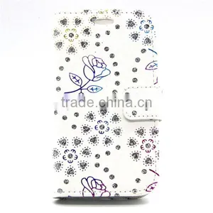 Peacock Pattern PU Leather Case Cheap Phone Case Flip Leather Holster for Wiko Goa thumbnail-1