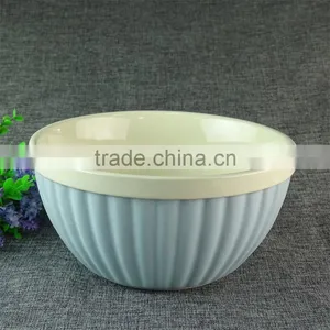 Bulk Stock Cheap Pink&Blue Deep Ceramic Baking Pan Bakeware Wholesale thumbnail-4