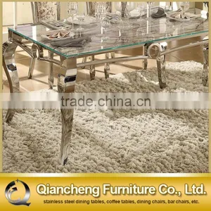 Modern Stainless Steel Dining Table for Hotel Dining Room thumbnail-2