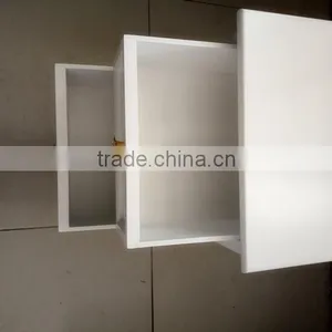 White Two Drawers Wooden Cabinet for Living Room Furnitures thumbnail-4