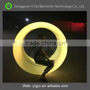 Led Outdoor Furniture With Waterproof Plastic LED Illuminated Circle Chairs thumbnail-2