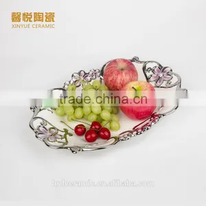 Wholesale Hotel Used Dinnerware Porcelain Plates Chinese Serving Dishes thumbnail-1
