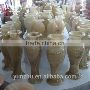 Hand-carved Natural Marble Flower Vases thumbnail-1