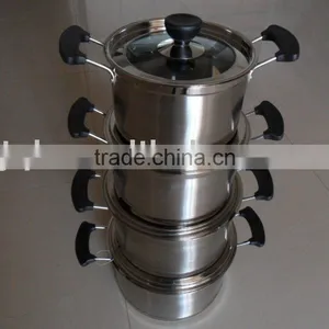 SS18/8 Stainless Steel Cooking Pot /saucepot thumbnail-2