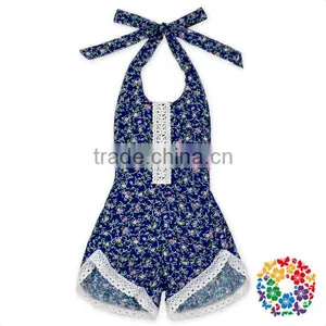 Newborn Baby Girls' Infant Romper Shivering Floral Jumpsuit thumbnail-4