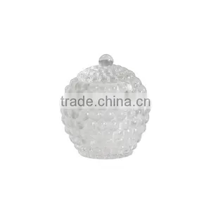 Imitate Glass Round Transparent Resin Cotton Canister Jar thumbnail-1