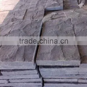 Mushroom Finished Tile Dark Grey Basalt Tiles Antique Black Basalt Wall Tiles thumbnail-5