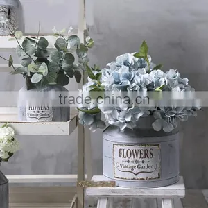 Garden Flowers Indoor Decorative Planter Pot Metal Decorative Planters thumbnail-1