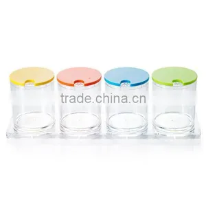 4 Cases Transparent Seasoning Box Spice Box Set Plastic Spice Bottles Wholesale thumbnail-4