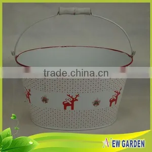 Waterproof Practical High Level White Indoor Hanging Plant Pots thumbnail-3