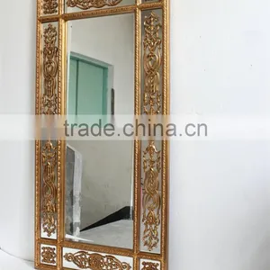 Baroque Mirror Frame Rectangular Bathroom Mirrors thumbnail-3
