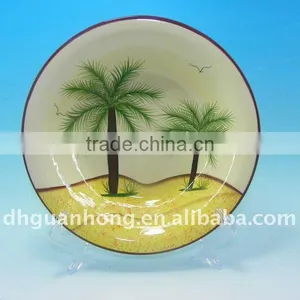 White Round Plates Dollhouse Miniatures Ceramic Supply Deco thumbnail-1
