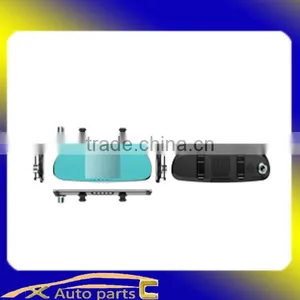 Android 4.4 Rearview Mirror With Earphone and Mini USB Charger thumbnail-1