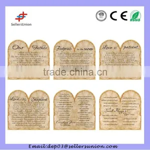 Christian Ceramic Plaque Two-door Design thumbnail-1