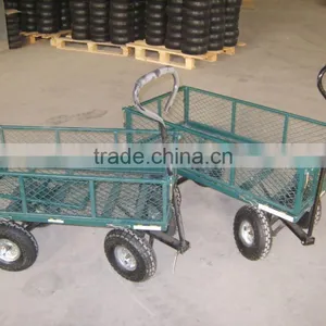4 Air Wheel Steel Garden Tool Cart thumbnail-1